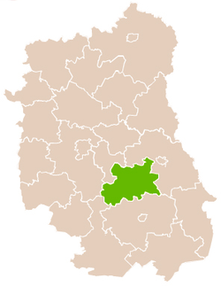 Location within the voivodeship