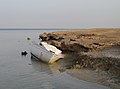 Wrecked yacht at Port Ghalib (Marsa Alam)