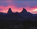 Tramonto sul Mule Ears