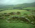 Castro de Dunadd - paisagem vista do alto de Dunaad