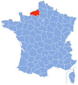 Location o Seine-Maritime in Fraunce