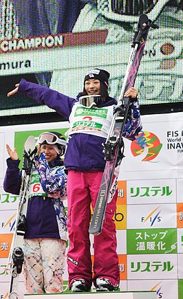 Aiko Uemura tijdens de wereldkampioenschappen in 2009.