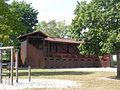 Arènes d'Aurice en bois.