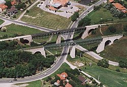 A biatorbágyi vasúti viadukt 2007-ben