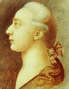 Portret Casanova door zijn broer Francesco Casanova, ca. 1750-1755