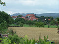 Stedtfeld von Westen mit Schloß und der Wartburg