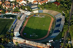 A stadion madártávlatból