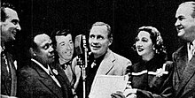 Jack Benny y elenco, 1946