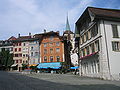 Stadtkirche, vom Burgplatz aus gesehen