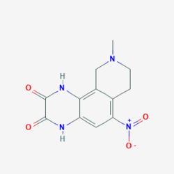 9-methyl-6-nitro-4,7,8,10-tetrahydro-1H-pyrido[3,4-f]quinoxaline-2,3-dione