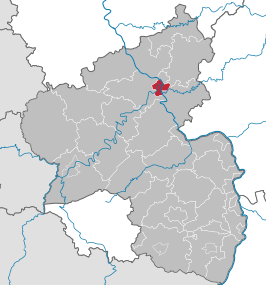 Kaart van Koblenz (Duitsland)