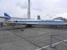 Caravelle exposée, marquée "Air Provence".