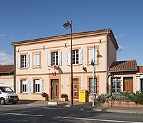 Orgueil, Tarn-et-Garonne, France. The Town Hall. SW exposure.