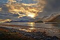 Gimsøystraumen as seen from a coast of Austvågøya in 2010 September