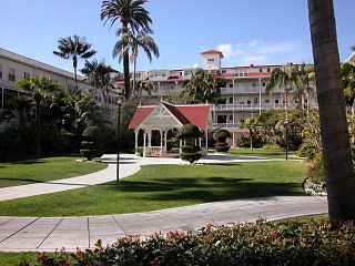 Old building of the Hotel del Coronado