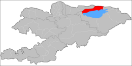 Distretto di Ysyk-Köl – Localizzazione