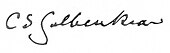 signature de Calouste Gulbenkian