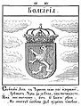 Wapen van Bulgarije van 1741 door Hristofor Zhefarovich