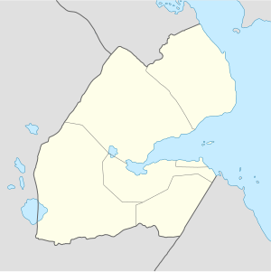 Ali Adde trên bản đồ Djibouti