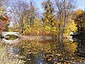 Rousseau-Insel im Landschaftspark von Schloss Herrnsheim