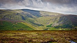 Lugnaquilla, County Wicklow. Highest mountain in Leinster, and the highest outside of Munster.