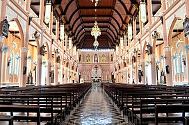 #12 NarongchaiV 2201-00-0005 วัดโรมันคาทอลิก.JPG Narongchaiv Blessed Virgin Mary Cathedral (อาสนวิหารพระนางมารีอาปฏิสนธินิรมล), commonly known in Thai as Wat Roman Khatholik (วัดโรมันคาทอลิก, "Roman Catholic Temple"), Mueang Chanthaburi District, Chanthaburi Province