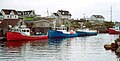 Schiffe im Hafen der kleinen Hummerflotte von Pegg'ys Cove.