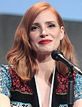 Photo of Jessica Chastain at the 2015 San Diego Comic-Con.