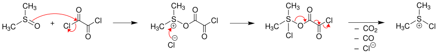 Mechanismus der Swern-Oxidation