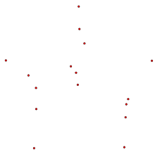 A set of sixteen points in general position with no convex hexagon