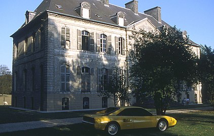 La façade du château.