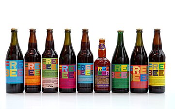 Free Beer bottles based on recipe and label variants created since 2005