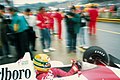 Ayrton Senna at the 1988 San Marino GP