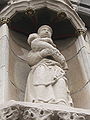 Statue of Mary on the town hall