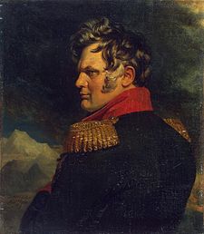 Portrét Alexeje Jermolova od George Dawea (před rokem 1825)