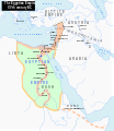 New Kingdom at its maximum territorial extent in the 15th century BCE