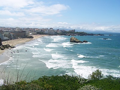 "Biarritz-Plage.JPG" by User:Floflo