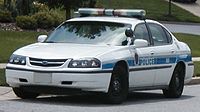 2000–2005 Chevrolet Impala mit Polizei-Paket der Prince George’s County Police