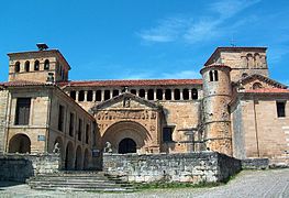 Colegiata de Santa Juliana en Santillana del Mar.