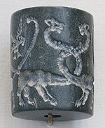 Ancient Mesopotamian cylinder seal