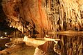 Sinterbecken in der Domicahöhle, Slowakische Republik