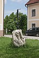 Skulptur bei der Landesmusikschu­le