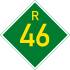 Provinsiale roete R46 shield