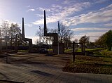 Het Sportpark Ookmeer, de ingang aan de Troelstralaan