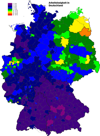 Oktober 2013 Bund: 6,5 % West: 5,8 % Ost: 9,5 %