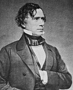 Black-and-white photographic portrait of Franklin Pierce