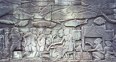 Bas-relief (market scene)