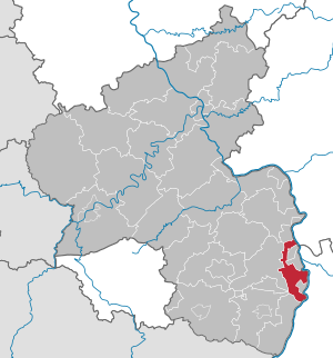 Li position de Rhein-Pfalz-Kreis in Rheinland-Palatinia