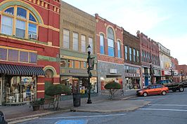 West Main Street in Denison