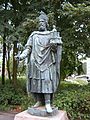 Statue of Charlemagne in Hamburg, Germany